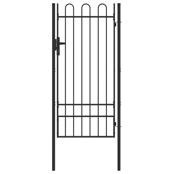 Poartă de gard BOXTEL 103 x 250 cm Oțel vopsit electrostatic WALTI