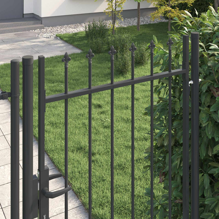 Poartă de gard BOXTEL 103 x 250 cm Oțel vopsit electrostatic WALTI