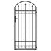 Stâlp de gard. cu blocare Gri 200 x 88 x 14 cm Oțel - WALTI WALTI