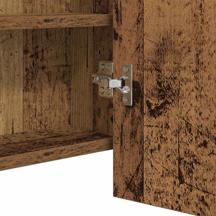 Cameră de Oglindă LED Lemn vechi 100 x 12 x 45 cm Lemn compozit - WALTI WALTI