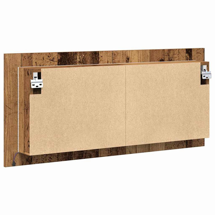 Cameră de Oglindă LED Lemn vechi 100 x 12 x 45 cm Lemn compozit - WALTI WALTI