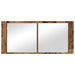 Cameră de Oglindă LED Lemn vechi 100 x 12 x 45 cm Lemn compozit - WALTI WALTI
