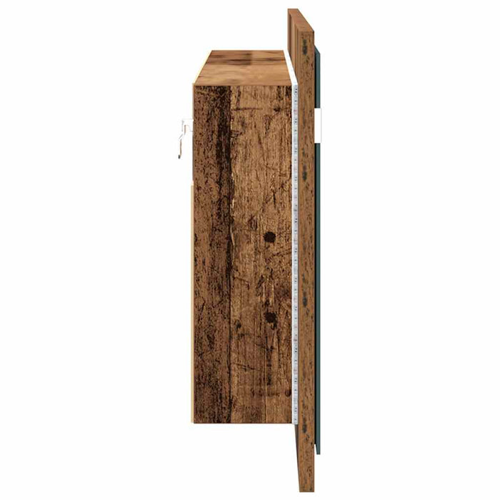 Cameră de Oglindă LED Lemn vechi 100 x 12 x 45 cm Lemn compozit - WALTI WALTI