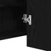 Cameră de Oglindă LED cu raft Stejar negru 100 x 12 x 45 cm - WALTI WALTI