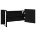 Cameră de Oglindă LED cu raft Stejar negru 100 x 12 x 45 cm - WALTI WALTI