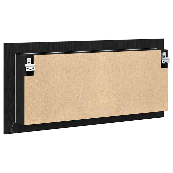 Cameră de Oglindă LED cu raft Stejar negru 100 x 12 x 45 cm - WALTI WALTI