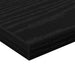 Raft pentru cărți 4 pcs Negru 40 x 10 x 1.5 cm Lemn compozit - WALTI WALTI