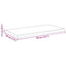 Raft pentru cărți 4 pcs Negru 40 x 20 x 1.5 cm Lemn compozit - WALTI WALTI