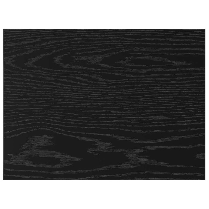 Raft pentru cărți 4 pcs Negru 40 x 30 x 1.5 cm Lemn compozit - WALTI WALTI