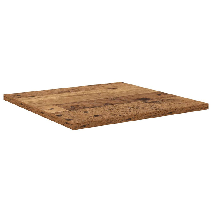 Raft pentru cărți 4 pcs Maro 40 x 40 x 1.5 cm Lemn compozit - WALTI WALTI