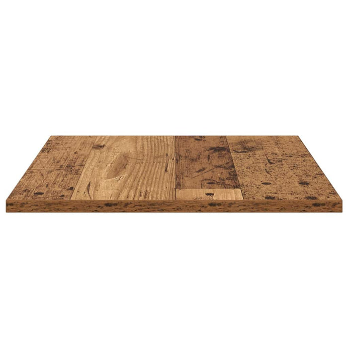 Raft pentru cărți 4 pcs Maro 40 x 40 x 1.5 cm Lemn compozit - WALTI WALTI