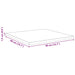 Raft pentru cărți 4 pcs Maro 40 x 40 x 1.5 cm Lemn compozit - WALTI WALTI