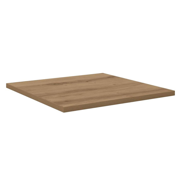Raft pentru cărți 4 pcs Maro 40 x 40 x 1.5 cm Lemn compozit - WALTI WALTI