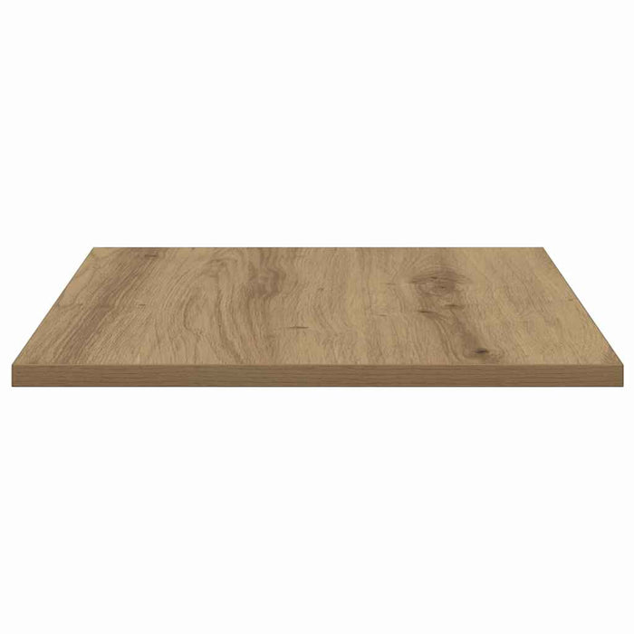 Raft pentru cărți 4 pcs Maro 40 x 40 x 1.5 cm Lemn compozit - WALTI WALTI