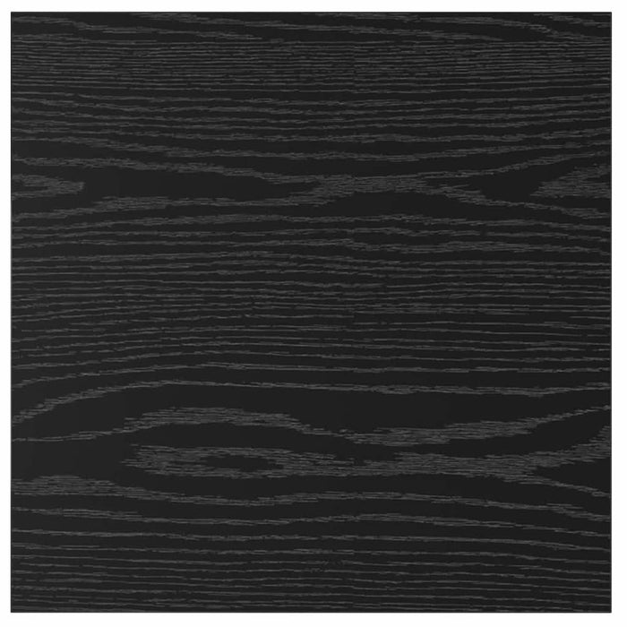 Raft pentru cărți 4 pcs Negru 40 x 40 x 1.5 cm Lemn compozit - WALTI WALTI