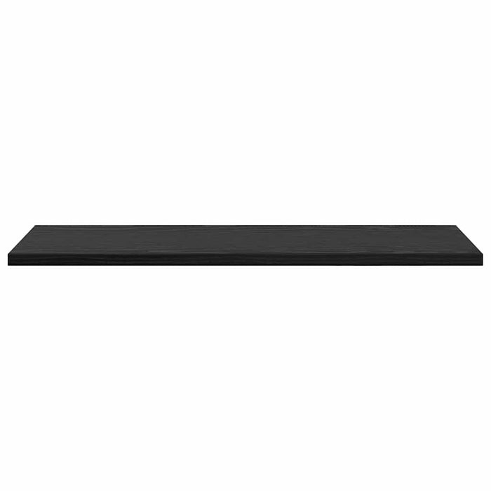 Raft pentru cărți 4 pcs Negru 60 x 20 x 1.5 cm Lemn compozit - WALTI WALTI