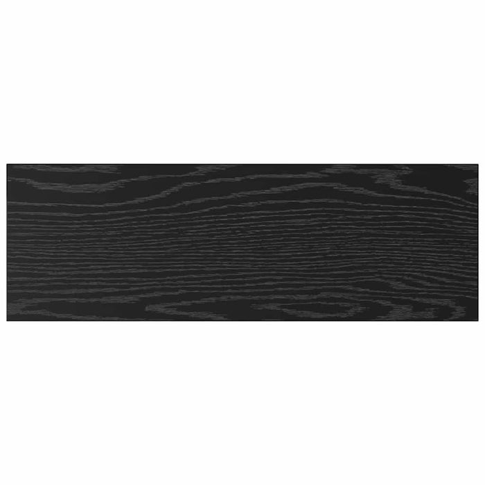 Raft pentru cărți 4 pcs Negru 60 x 20 x 1.5 cm Lemn compozit - WALTI WALTI