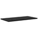 Raft pentru cărți 4 pcs Negru 60 x 30 x 1.5 cm Lemn compozit - WALTI WALTI