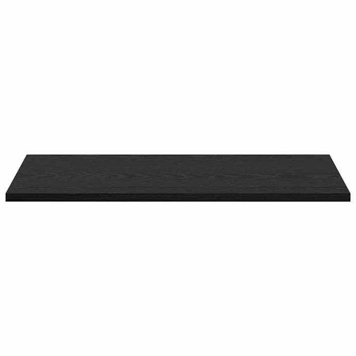 Raft pentru cărți 4 pcs Negru 60 x 30 x 1.5 cm Lemn compozit - WALTI WALTI