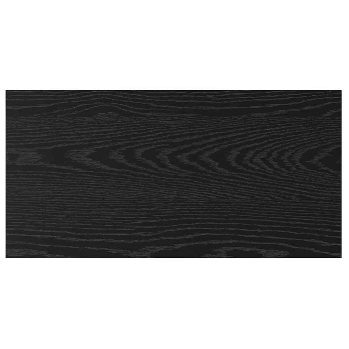 Raft pentru cărți 4 pcs Negru 60 x 30 x 1.5 cm Lemn compozit - WALTI WALTI