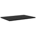 Raft pentru cărți 4 pcs Negru 60 x 40 x 1.5 cm Lemn compozit - WALTI WALTI