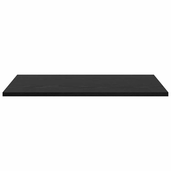 Raft pentru cărți 4 pcs Negru 60 x 40 x 1.5 cm Lemn compozit - WALTI WALTI