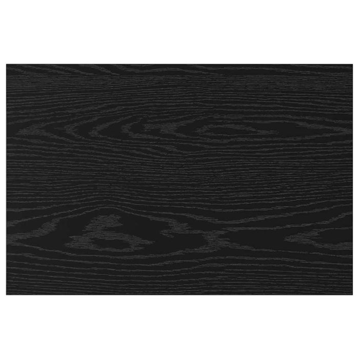 Raft pentru cărți 4 pcs Negru 60 x 40 x 1.5 cm Lemn compozit - WALTI WALTI