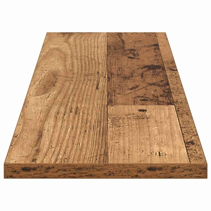 Raft pentru cărți 4 pcs Maro 80 x 20 x 1.5 cm Lemn compozit - WALTI WALTI