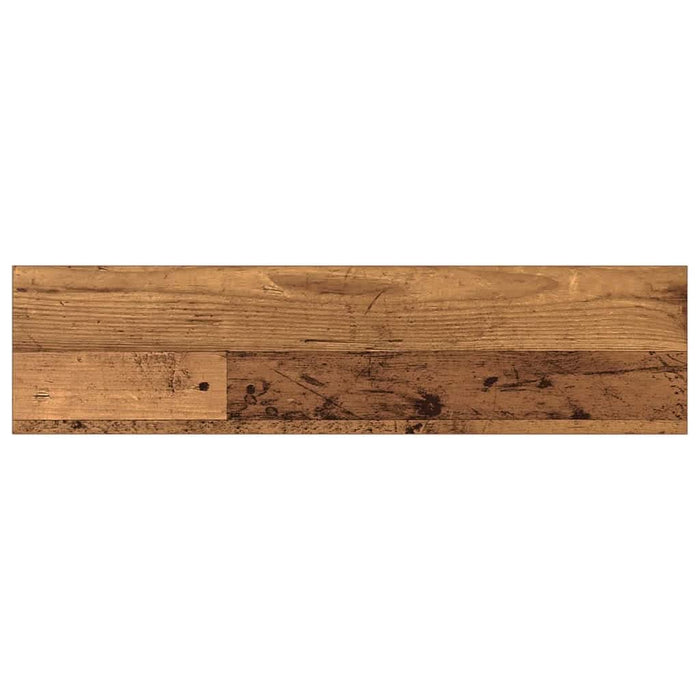 Raft pentru cărți 4 pcs Maro 80 x 20 x 1.5 cm Lemn compozit - WALTI WALTI