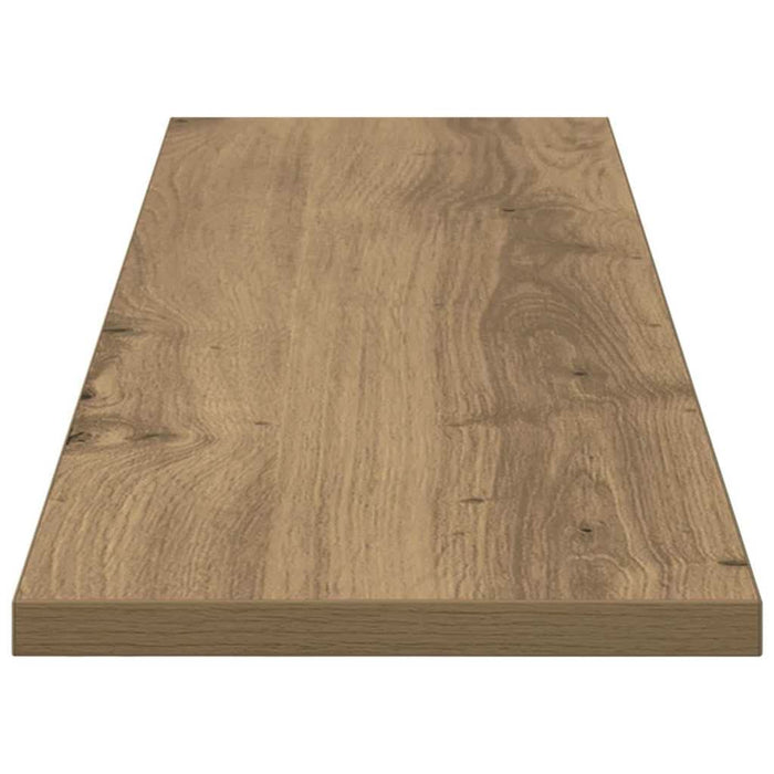 Raft pentru cărți 4 pcs Maro 80 x 20 x 1.5 cm Lemn compozit - WALTI WALTI