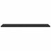 Raft pentru cărți 4 pcs Negru 80 x 20 x 1,5 cm Lemn compozit - WALTI WALTI