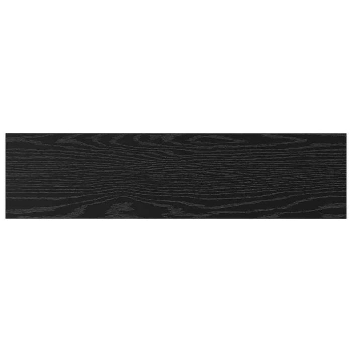 Raft pentru cărți 4 pcs Negru 80 x 20 x 1,5 cm Lemn compozit - WALTI WALTI