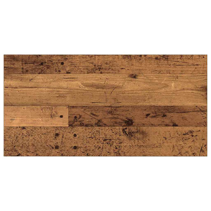 Raft pentru cărți 4 pcs Maro 80 x 40 x 1.5 cm Lemn compozit - WALTI WALTI