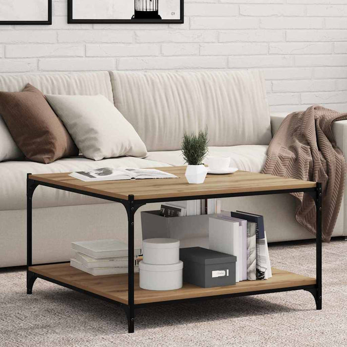 Raft pentru cărți 4 pcs Maro 80 x 40 x 1.5 cm Lemn compozit - WALTI WALTI
