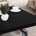 Raft pentru cărți 4 pcs Negru 80 x 40 x 1.5 cm Lemn compozit - WALTI WALTI