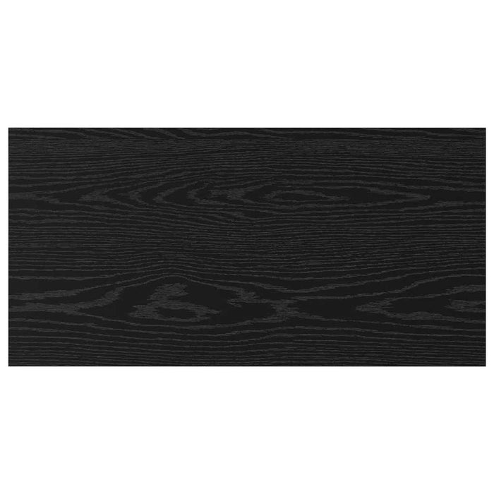 Raft pentru cărți 4 pcs Negru 80 x 40 x 1.5 cm Lemn compozit - WALTI WALTI