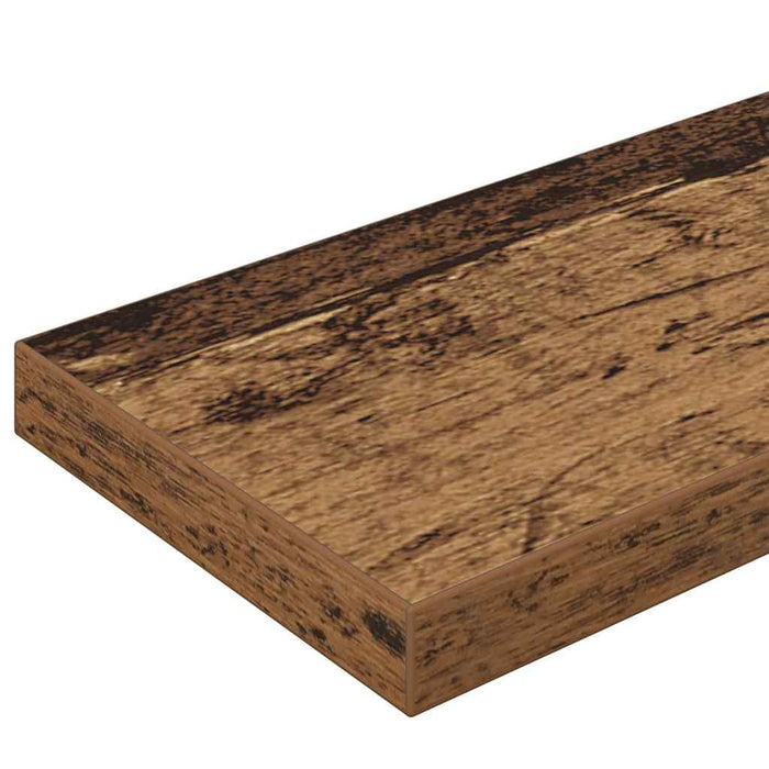 Raft pentru cărți 4 pcs Maro 100 x 10 x 1.5 cm Lemn compozit - WALTI WALTI