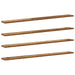 Raft pentru cărți 4 pcs Maro 100 x 10 x 1.5 cm Lemn compozit - WALTI WALTI