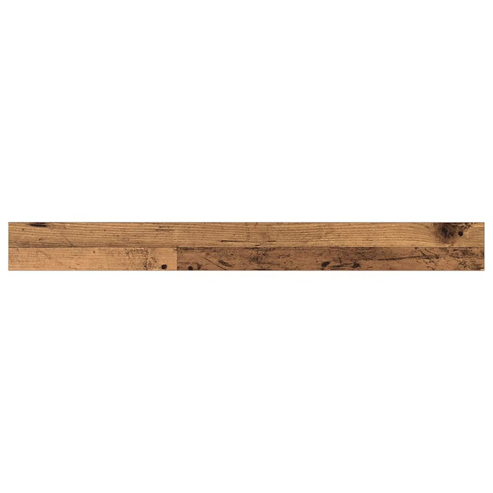 Raft pentru cărți 4 pcs Maro 100 x 10 x 1.5 cm Lemn compozit - WALTI WALTI