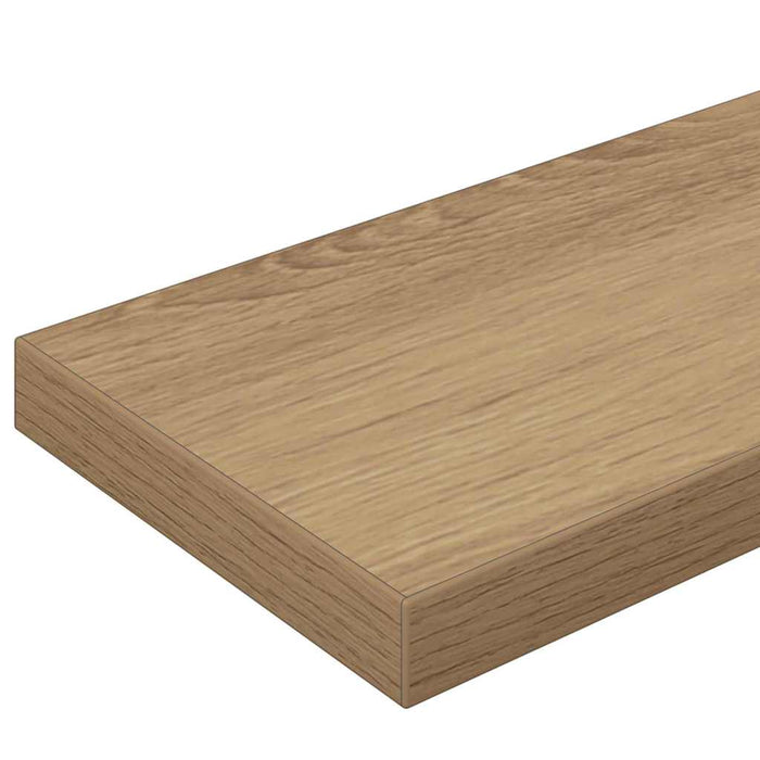 Raft pentru cărți 4 pcs Maro 100 x 10 x 1.5 cm Lemn compozit - WALTI WALTI
