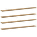 Raft pentru cărți 4 pcs Maro 100 x 10 x 1.5 cm Lemn compozit - WALTI WALTI