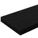 Raft pentru cărți 4 pcs Negru 100 x 10 x 1,5 cm Lemn compozit - WALTI WALTI