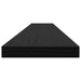 Raft pentru cărți 4 pcs Negru 100 x 10 x 1,5 cm Lemn compozit - WALTI WALTI