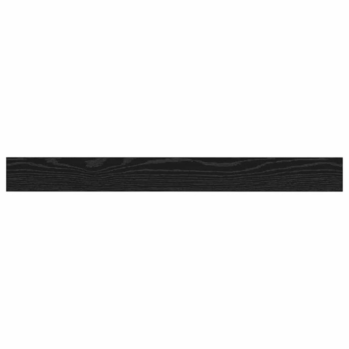 Raft pentru cărți 4 pcs Negru 100 x 10 x 1,5 cm Lemn compozit - WALTI WALTI