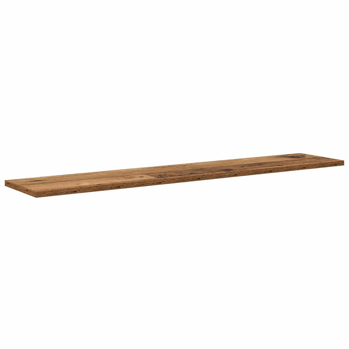Raft pentru cărți 4 pcs Maro 100 x 20 x 1,5 cm Lemn compozit - WALTI WALTI