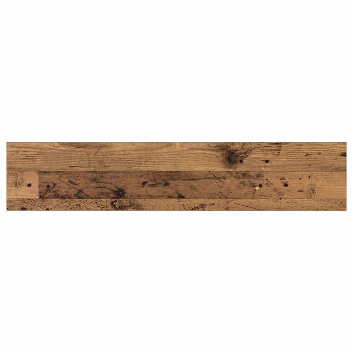 Raft pentru cărți 4 pcs Maro 100 x 20 x 1,5 cm Lemn compozit - WALTI WALTI