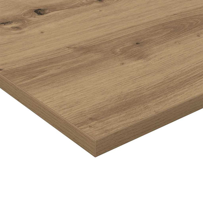 Raft pentru cărți 4 pcs Maro 100 x 20 x 1,5 cm Lemn compozit - WALTI WALTI