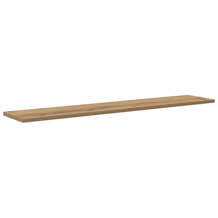 Raft pentru cărți 4 pcs Maro 100 x 20 x 1,5 cm Lemn compozit - WALTI WALTI