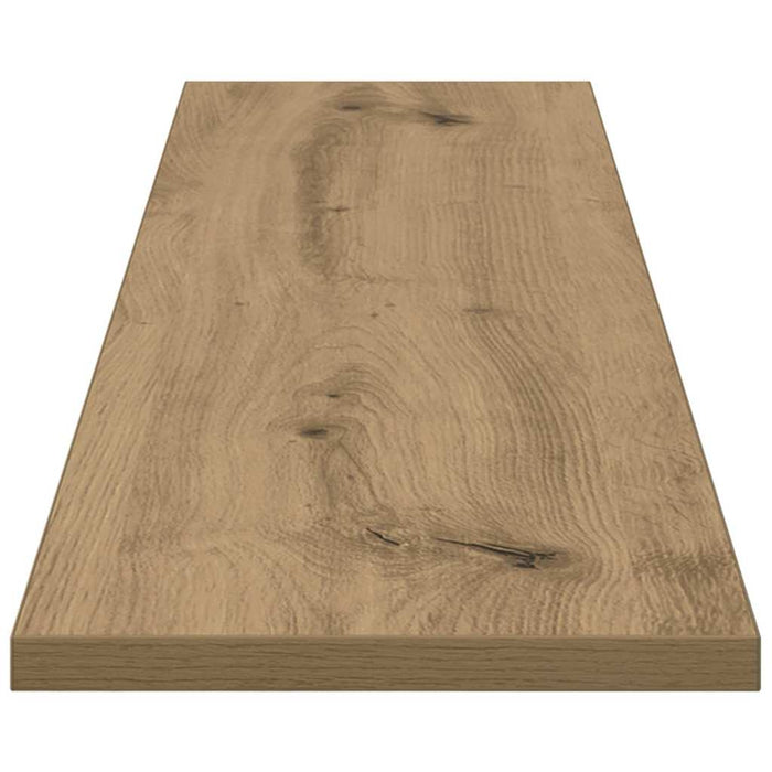Raft pentru cărți 4 pcs Maro 100 x 20 x 1,5 cm Lemn compozit - WALTI WALTI