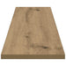 Raft pentru cărți 4 pcs Maro 100 x 20 x 1,5 cm Lemn compozit - WALTI WALTI